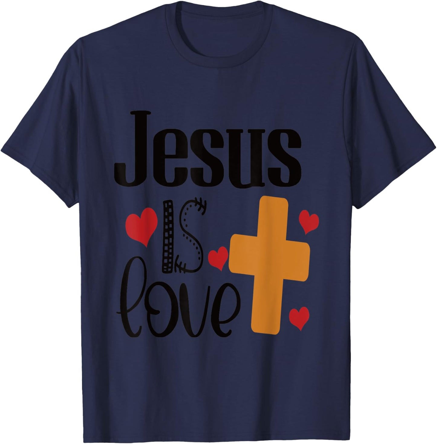 Jesus is Love T-Shirt - T-Shirt | Navy