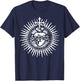 Sacred Heart of Jesus Catholic Traditional Latin Mass Art T-Shirt - T-Shirt | Navy