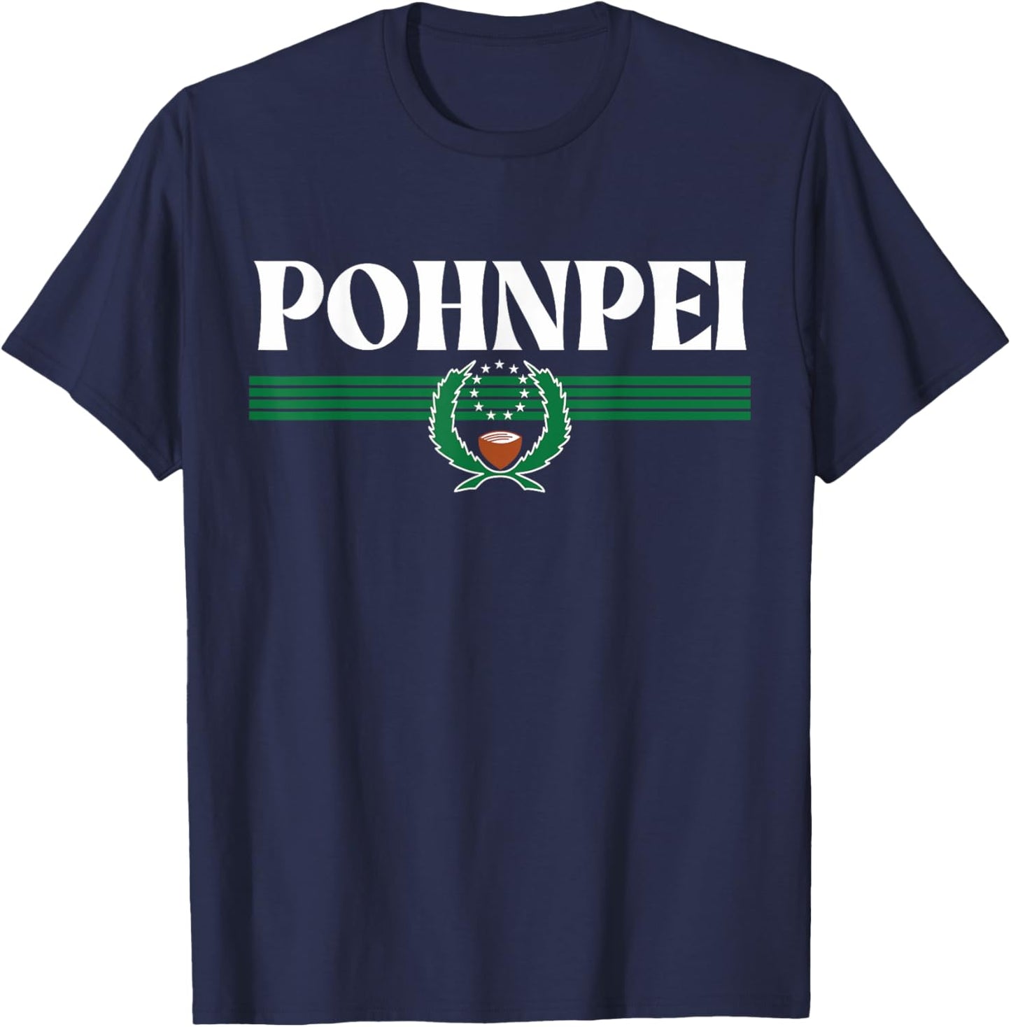 Pohnpei Micronesia, Pohnpei Flag, Pohnpei T-Shirt - T-Shirt | Navy