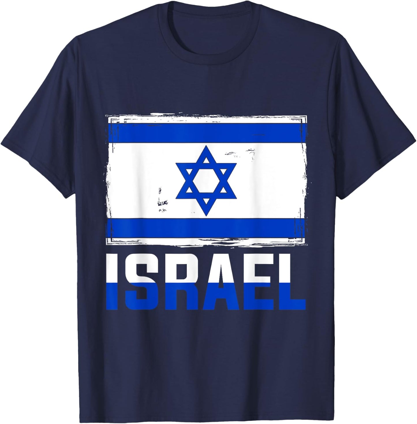 Israel Flag Israel T-Shirt - T-Shirt | Navy
