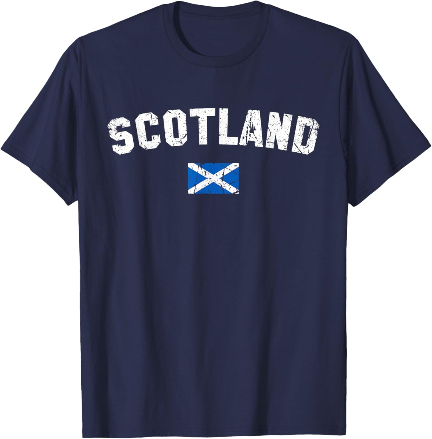 SCOTLAND Flag | Men Women Kids | SCOTLAND T-Shirt - T-Shirt | Navy