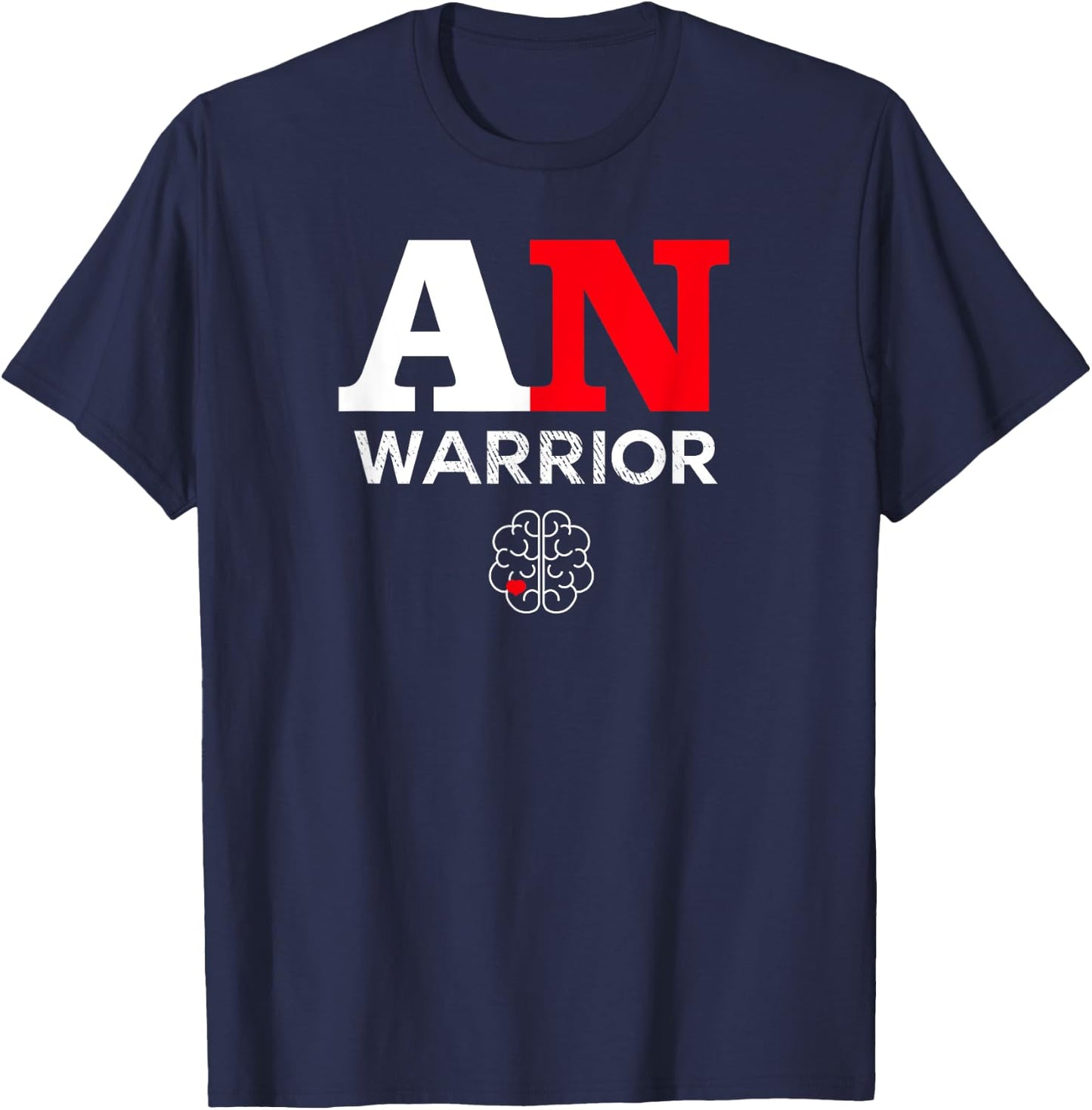 Brain Tumor Awareness Acoustic Neuroma Fighter Gift T-Shirt - T-Shirt | Navy