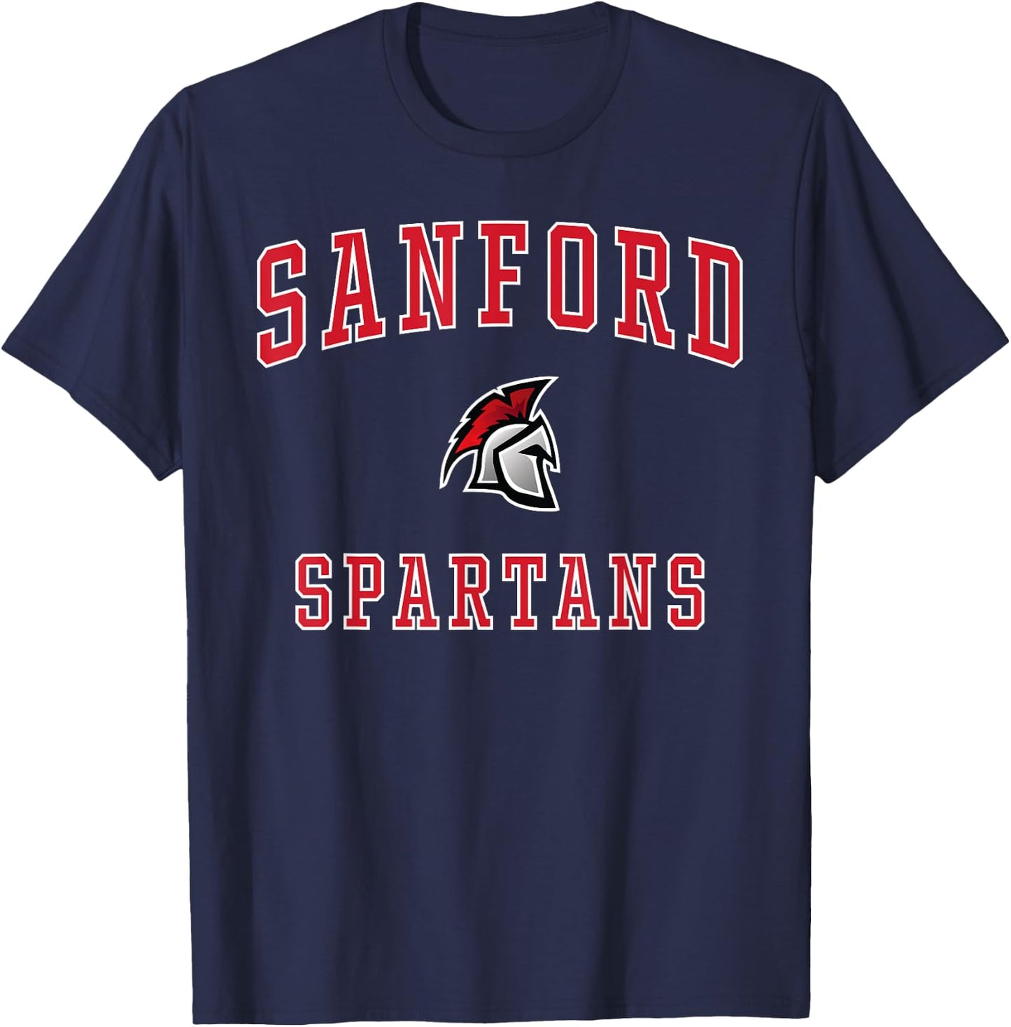 Sanford High School Spartans T-Shirt - T-Shirt | Navy