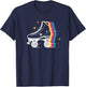 Colourful Roller Skating Derby Skate Roller Skater Trainer T-Shirt - T-Shirt | Navy