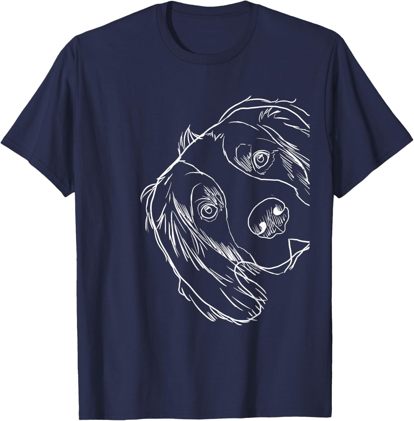 Funny Dog Welsh Springer Spaniel Women Kids T-Shirt - T-Shirt | Navy