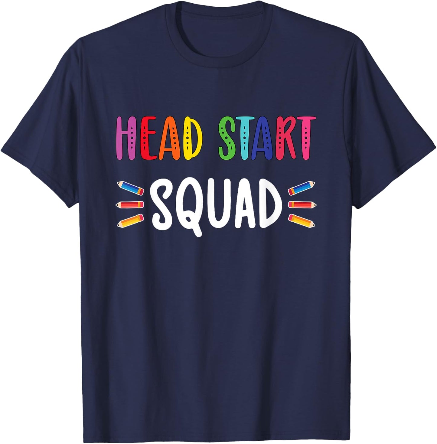 Head Start Squad Early Childhood Educator Head Start Crew T-Shirt - T-Shirt | Navy