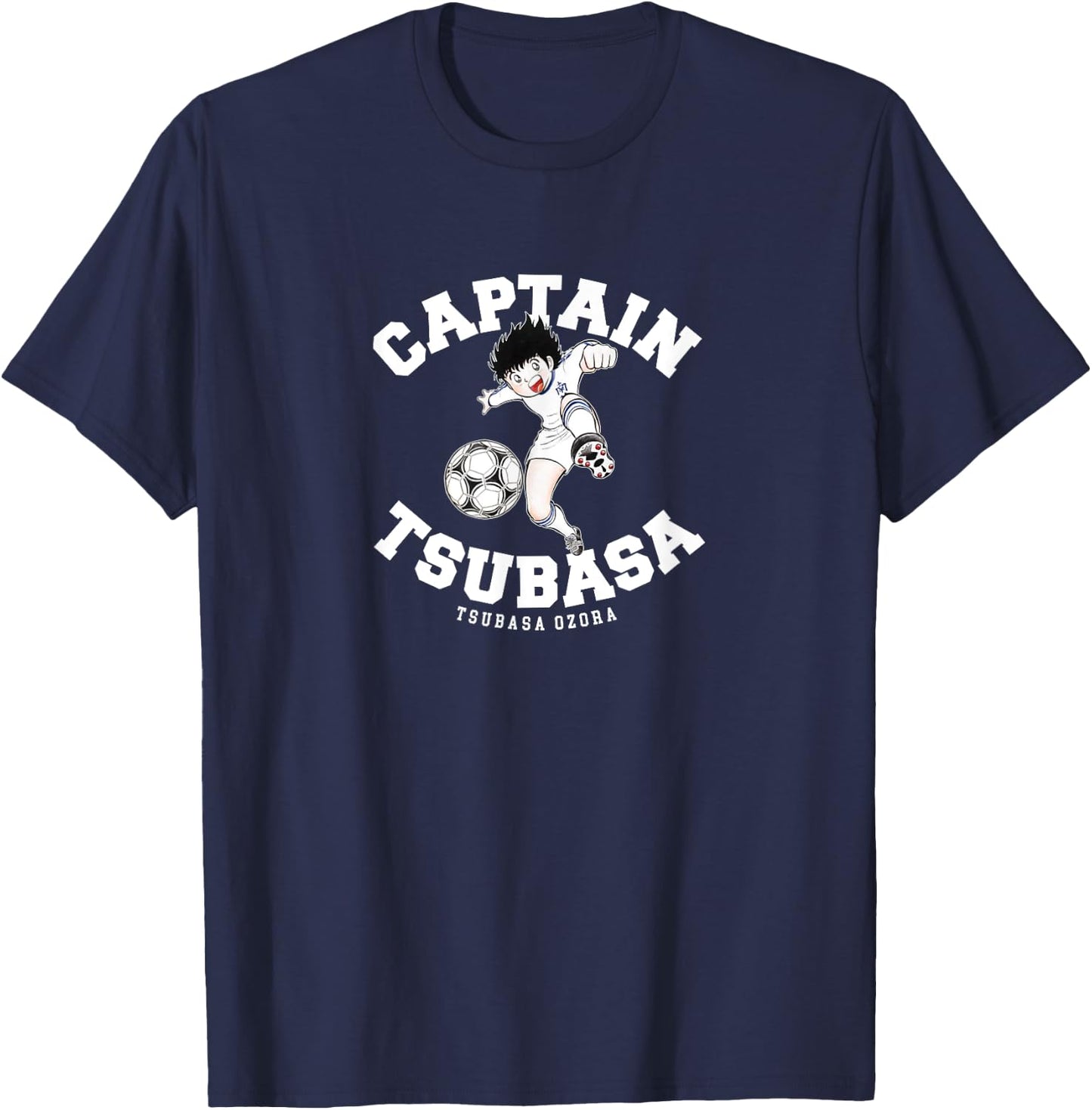 Captain Tsubasa (Tsubasa Elementary School Student) T-Shirt - T-Shirt | Navy
