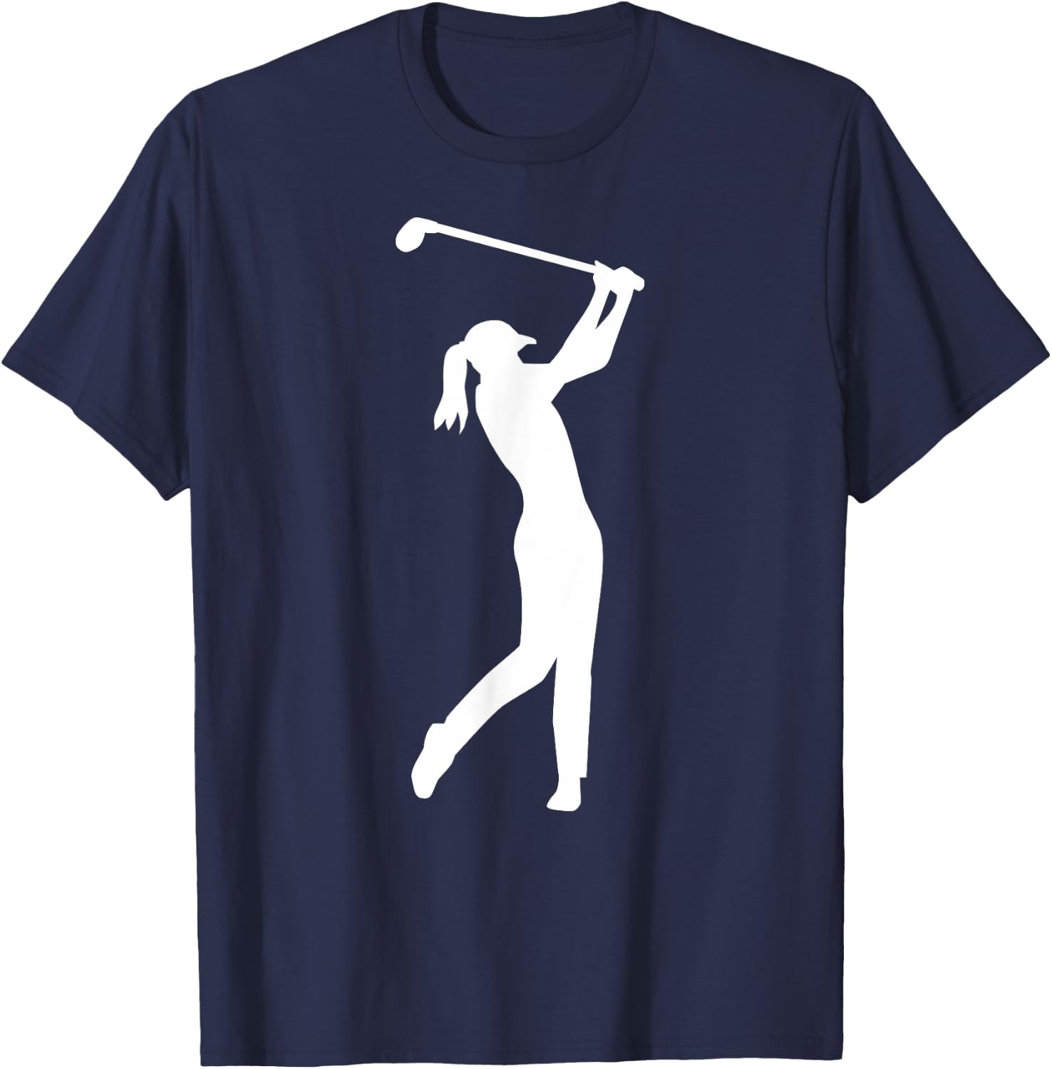 Golf woman girl T-Shirt - T-Shirt | Navy