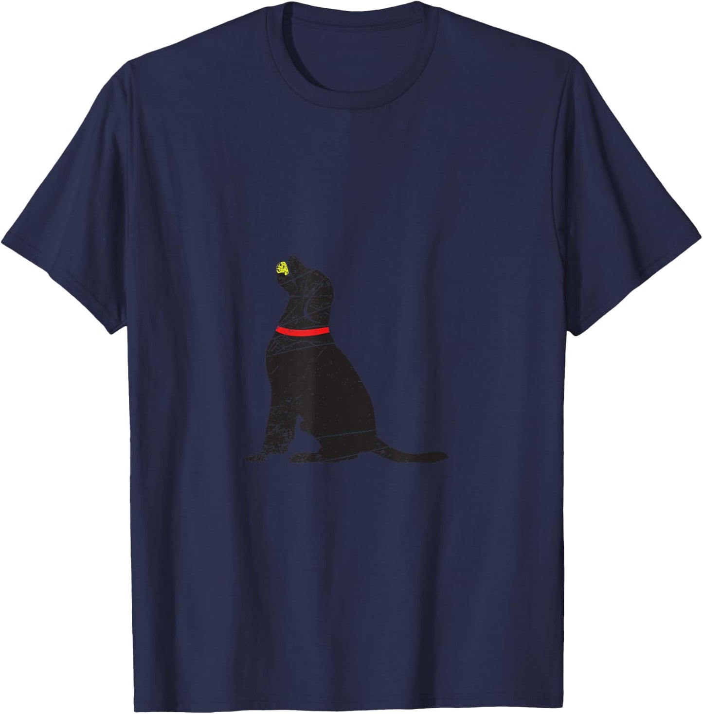Black Labrador Retriever Labrador T-Shirt - T-Shirt | Navy