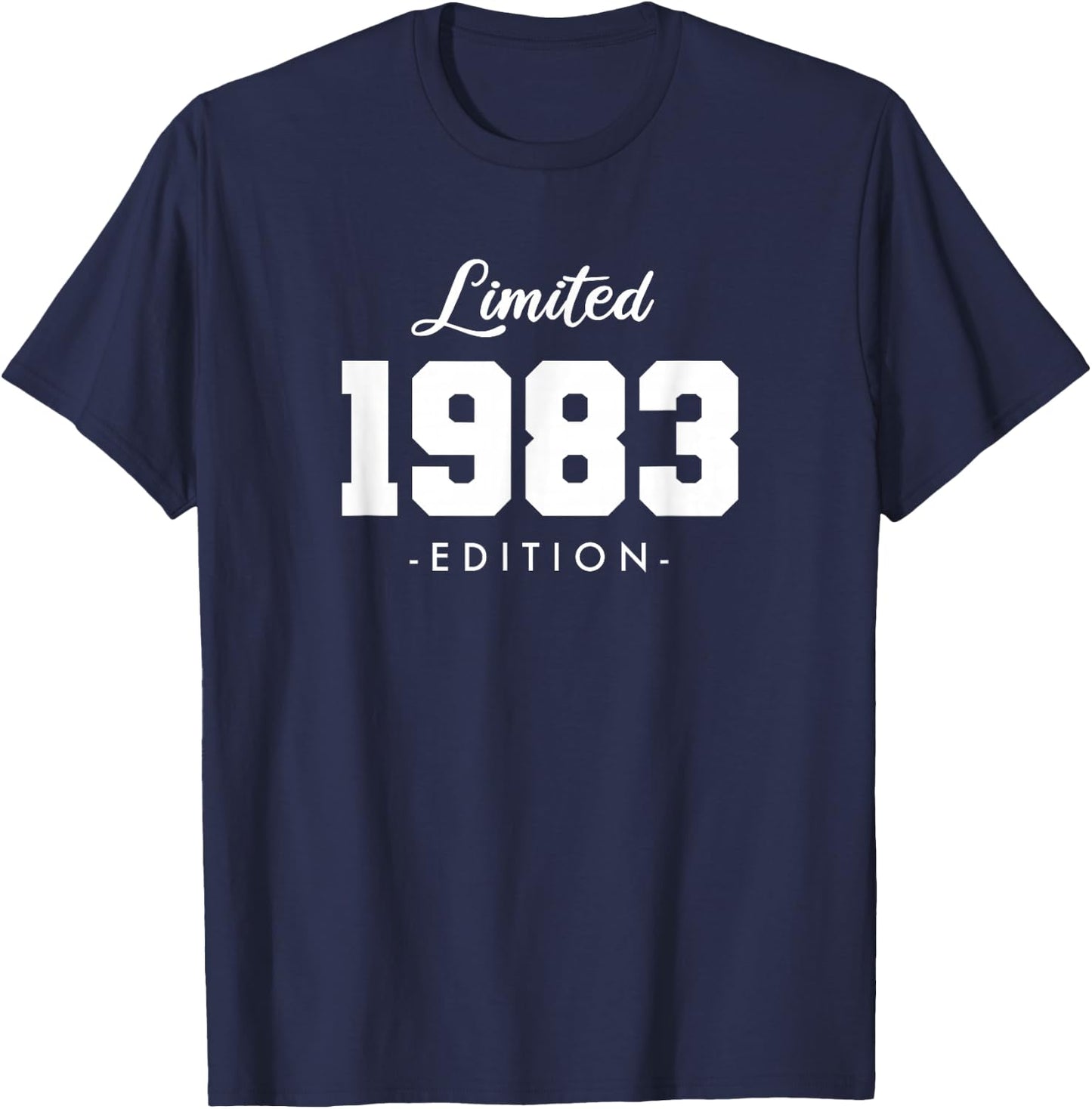 Gift 42 Year Old 1983 Limited Edition 42nd Birthday T-Shirt - T-Shirt | Navy