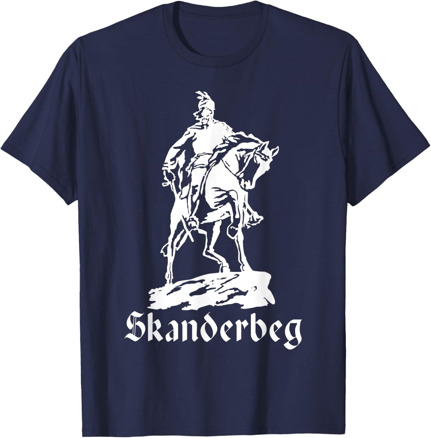 Skanderbeg Republic of Albania Shqipëria Tirana Albanian T-Shirt - T-Shirt | Navy