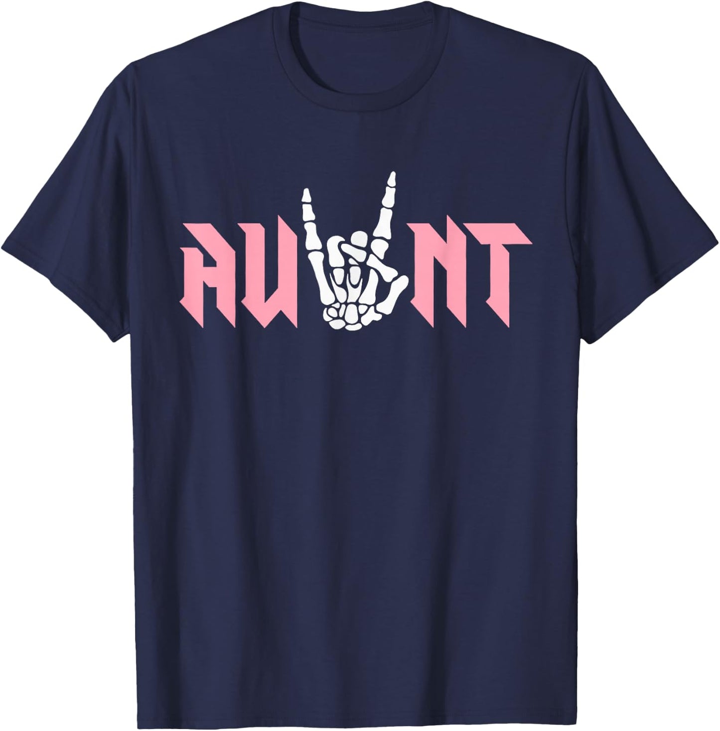 Aunt Of The Bad Two the Bone Birthday 2 Years Old Birthday T-Shirt - T-Shirt | Navy