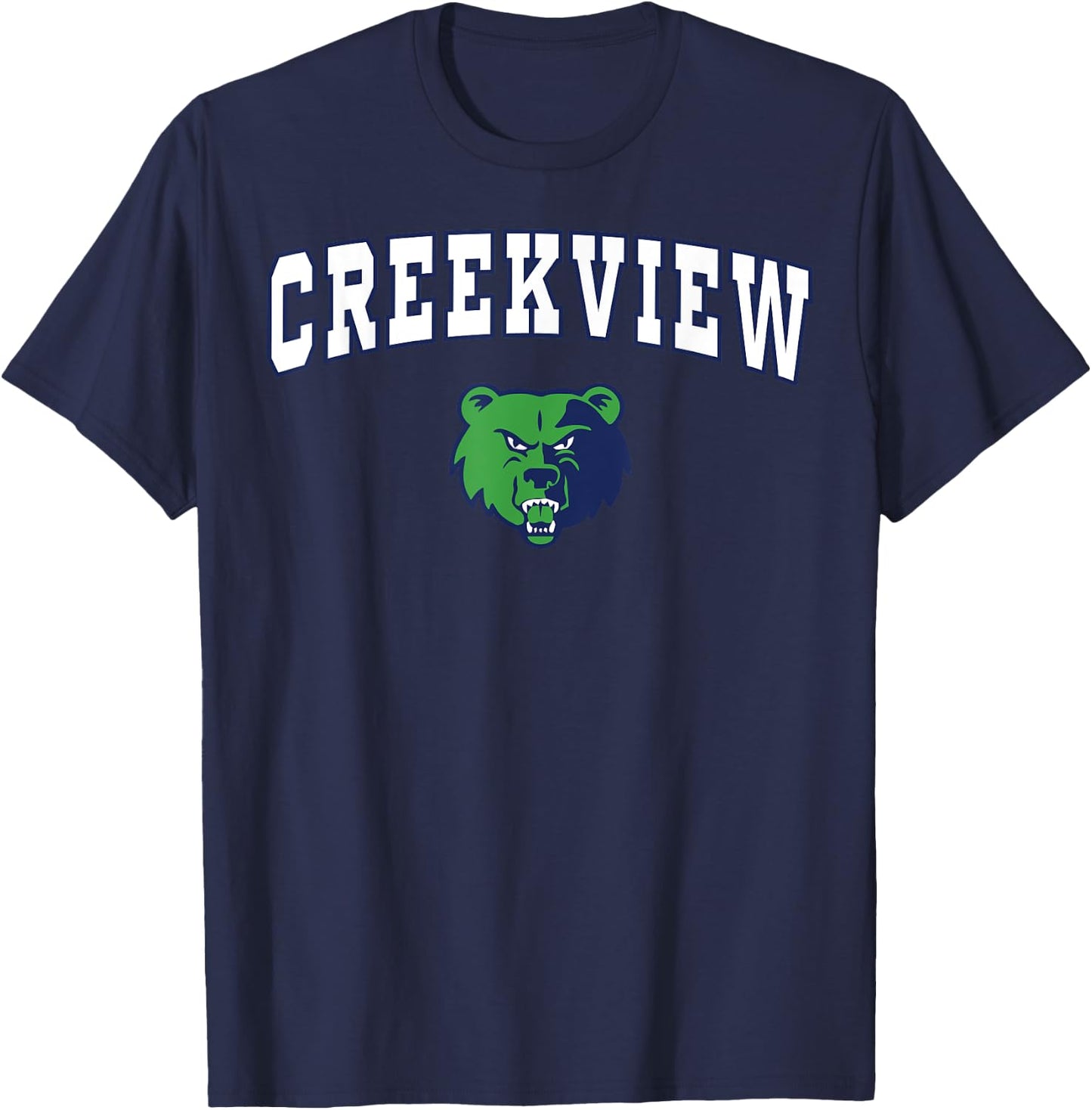 Creekview High School Grizzlies T-Shirt - T-Shirt | Navy