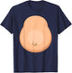 Funny Monkey Belly Costume Boys Men Halloween T-Shirt - T-Shirt | Navy