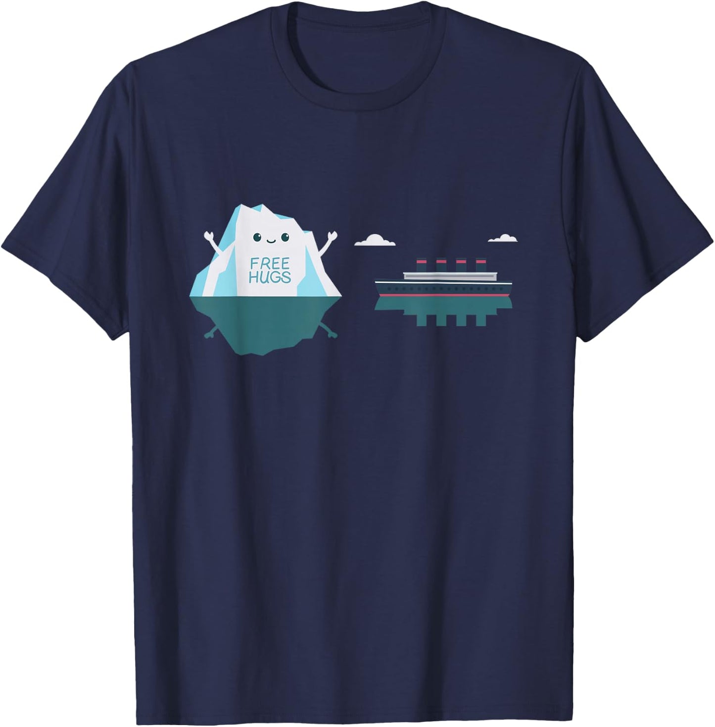 Retro Funny Titanic 1912 - Cruise Ship - Titanic T-Shirt - T-Shirt | Navy