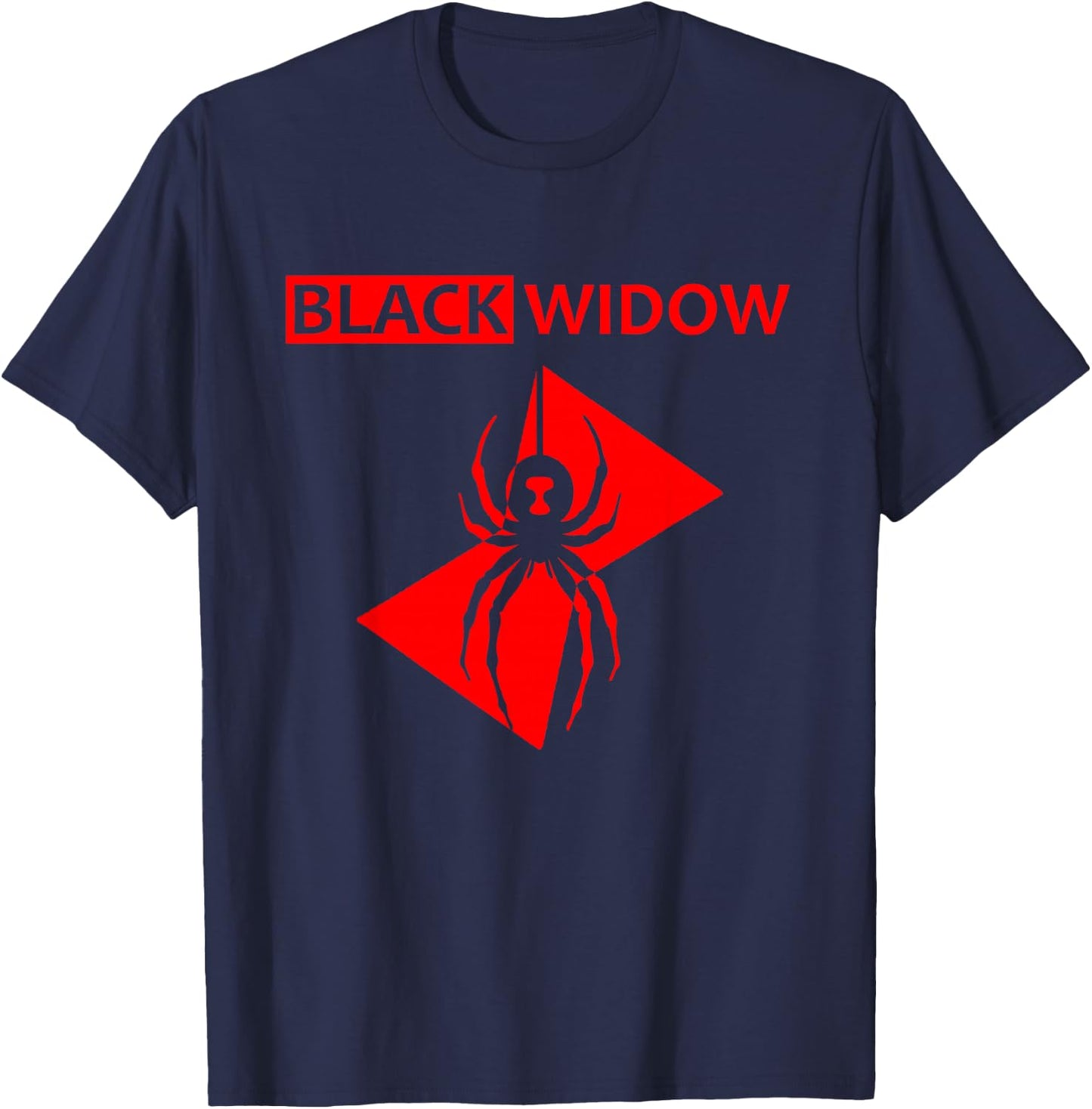 Black Widow Spider Gift T-Shirt - T-Shirt | Navy