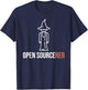 Funny Open Source Sourcerer - Great Programmer / Coder Joke T-Shirt - T-Shirt | Navy