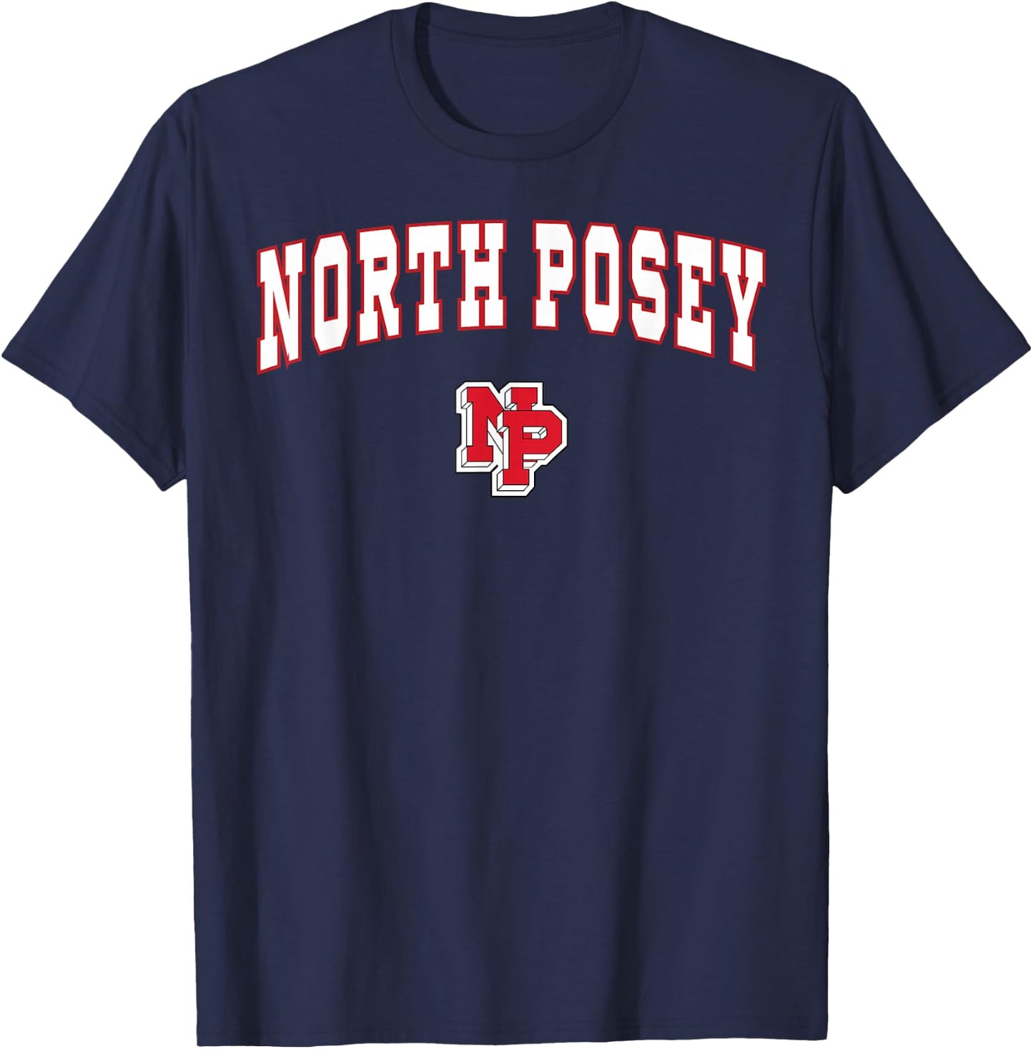 North Posey High School Vikings T-Shirt - T-Shirt | Navy