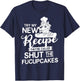 Shut The Fucupcake Gift Baking Unicorn T-Shirt - T-Shirt | Navy