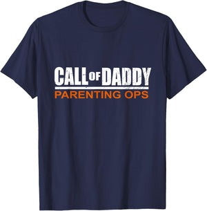 Call of Daddy Parenting Ops T-Shirt - T-Shirt | Navy