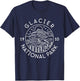 Glacier National Park 1910 Montana T-Shirt - T-Shirt | Navy