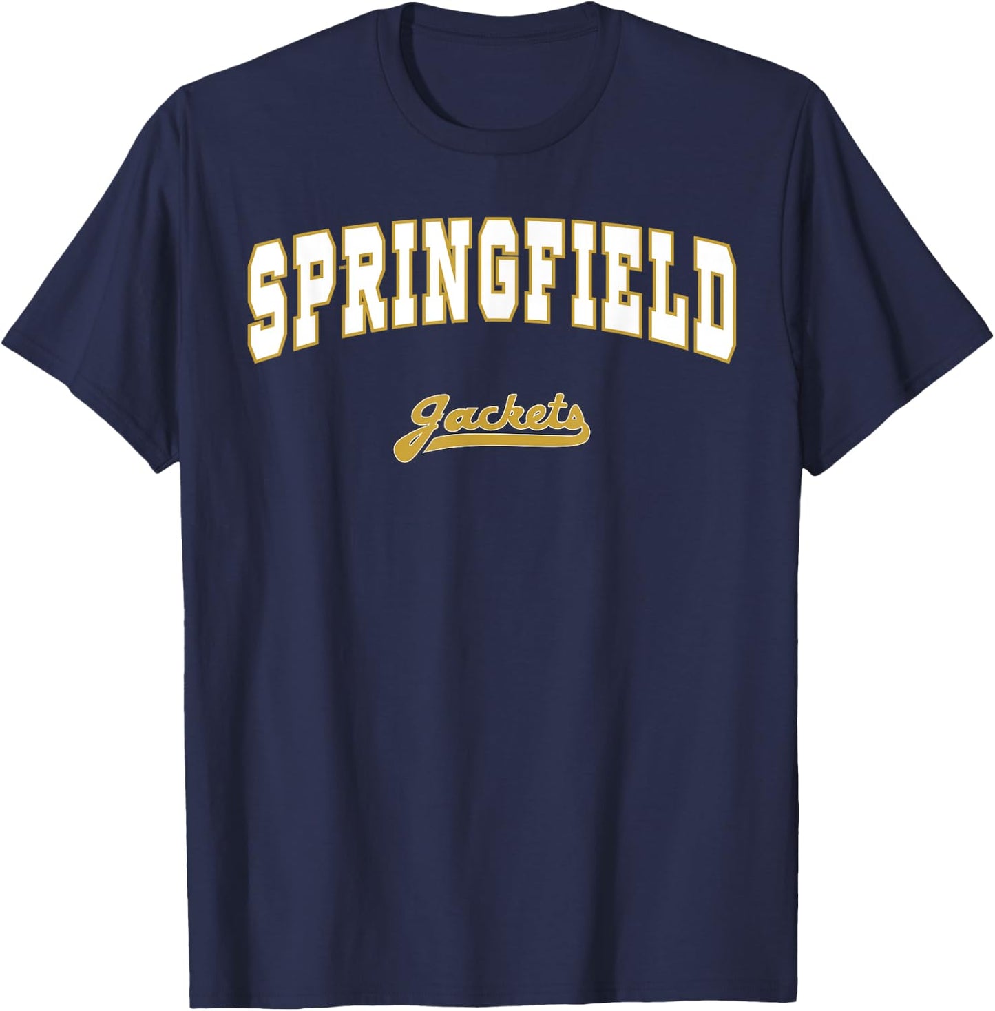Springfield High School Yellowjackets T-Shirt - T-Shirt | Navy