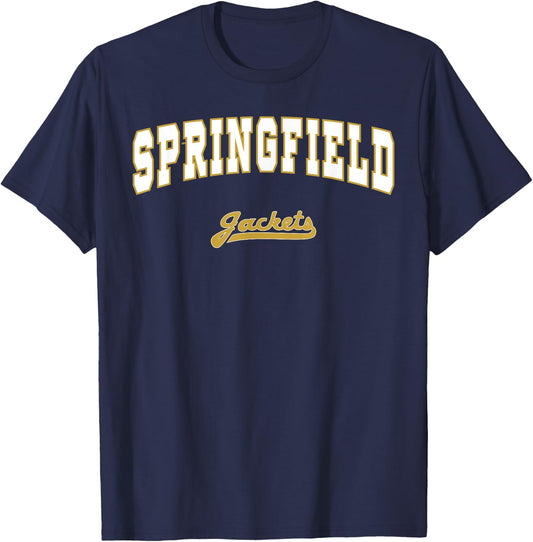 Springfield High School Yellowjackets T-Shirt - T-Shirt | Navy