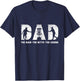 Disc Golf Dad The Man The Myth The Legend Father's Day T-Shirt - T-Shirt | Navy