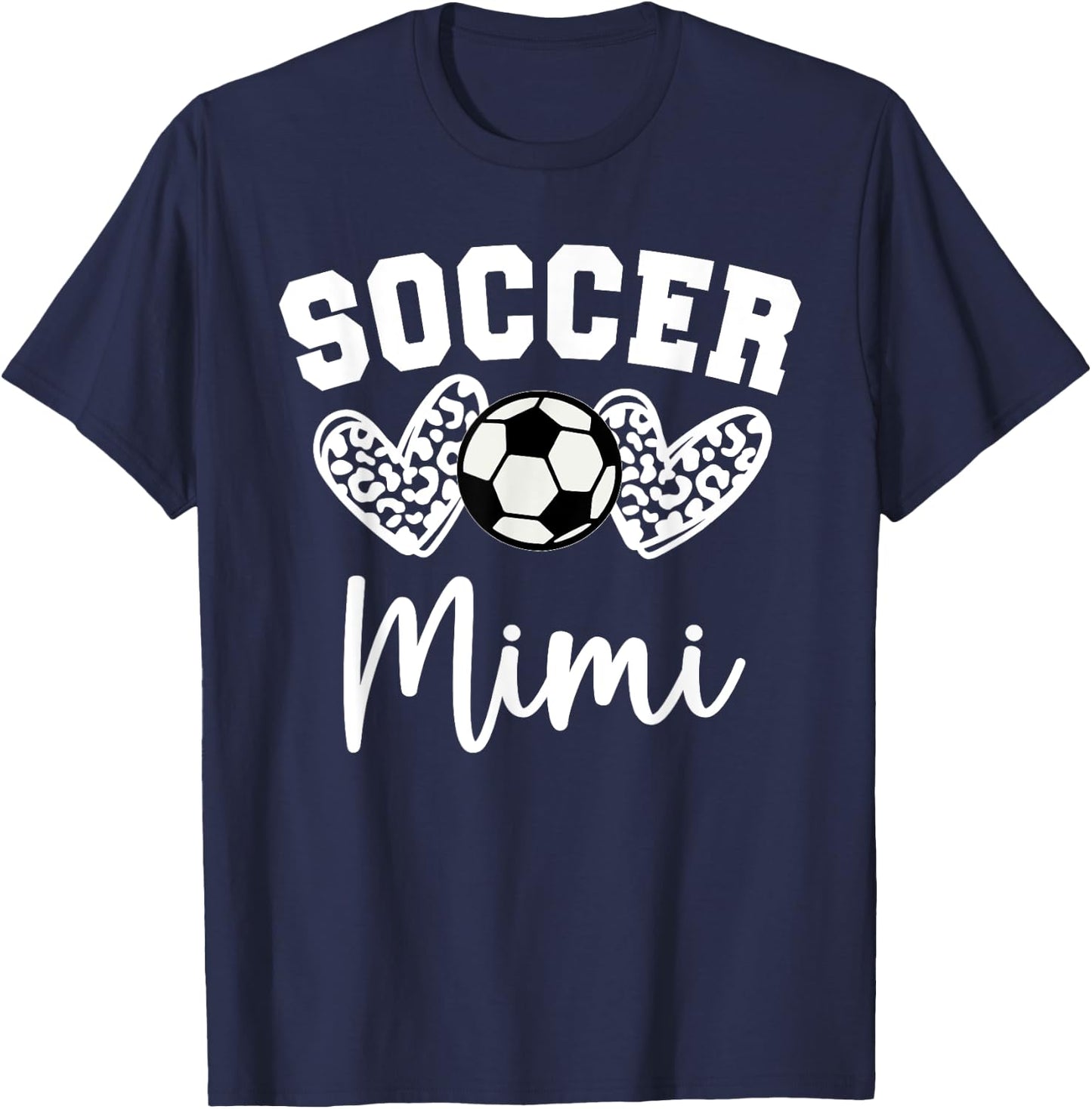 Soccer Mimi Matching Family Soccer T-Shirt - T-Shirt | Navy