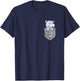 Hippo In Pocket Hippopotamus Gift T-Shirt - T-Shirt | Navy