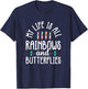 Rainbow Butterflies Phlebotomist Phlebotomy technician Nurse T-Shirt - T-Shirt | Navy