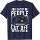I Shoot People and Sometimes Cut Off Their Heads Gift T-Shirt - T-Shirt | Navy