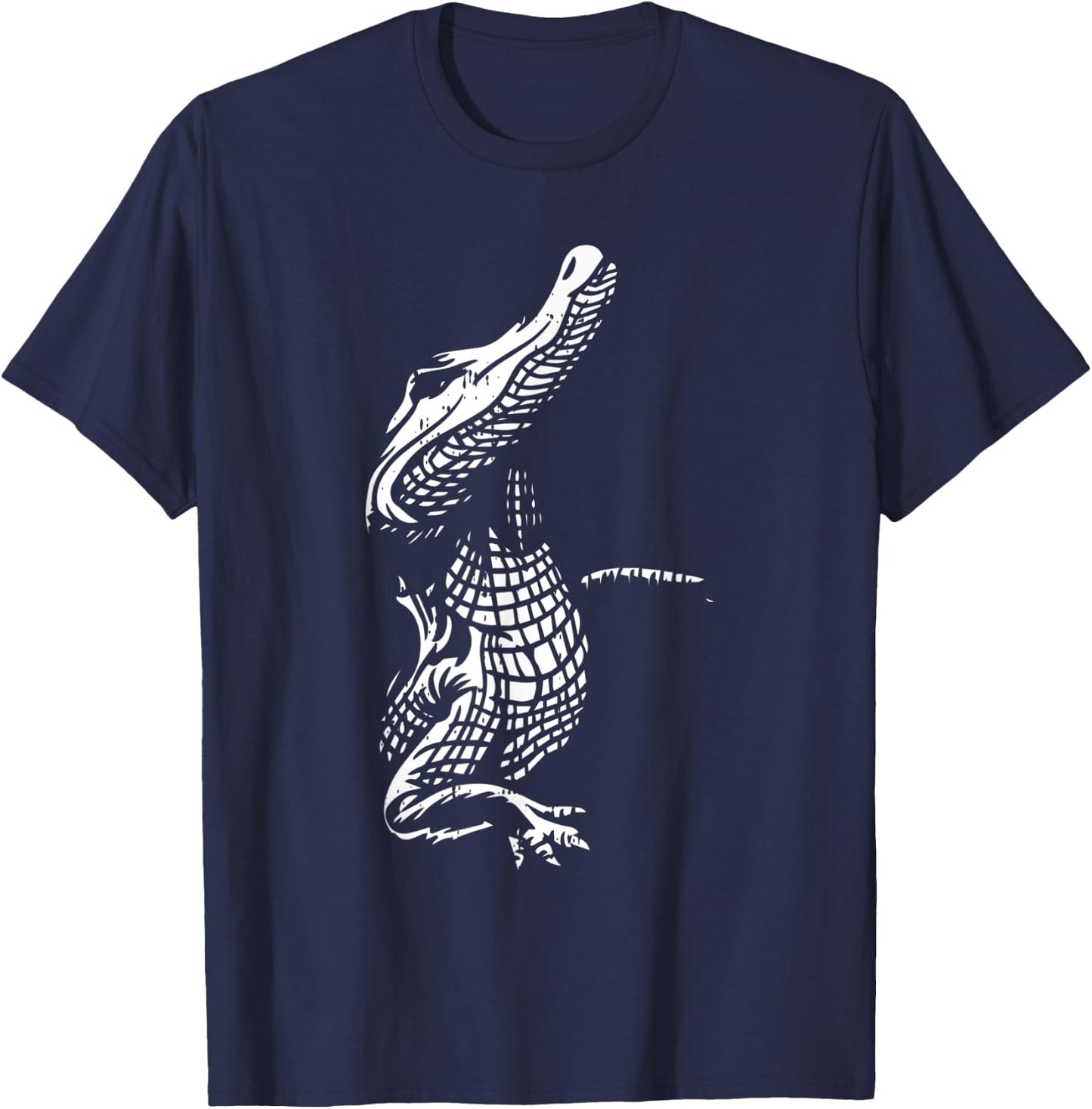 Crocodile Reptile Croc Wild Zoo Cool Animal Lover Gift T-Shirt - T-Shirt | Navy