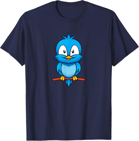 Funny Birds T-Shirt - T-Shirt | Navy