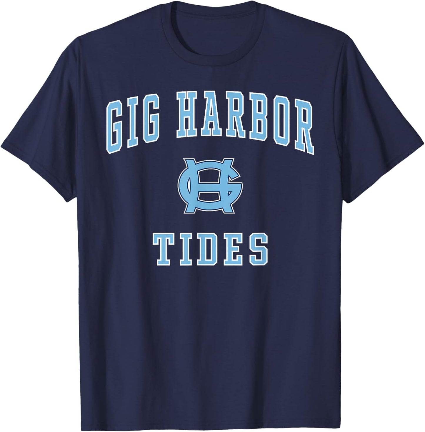 Gig Harbor High School Tides T-Shirt - T-Shirt | Navy