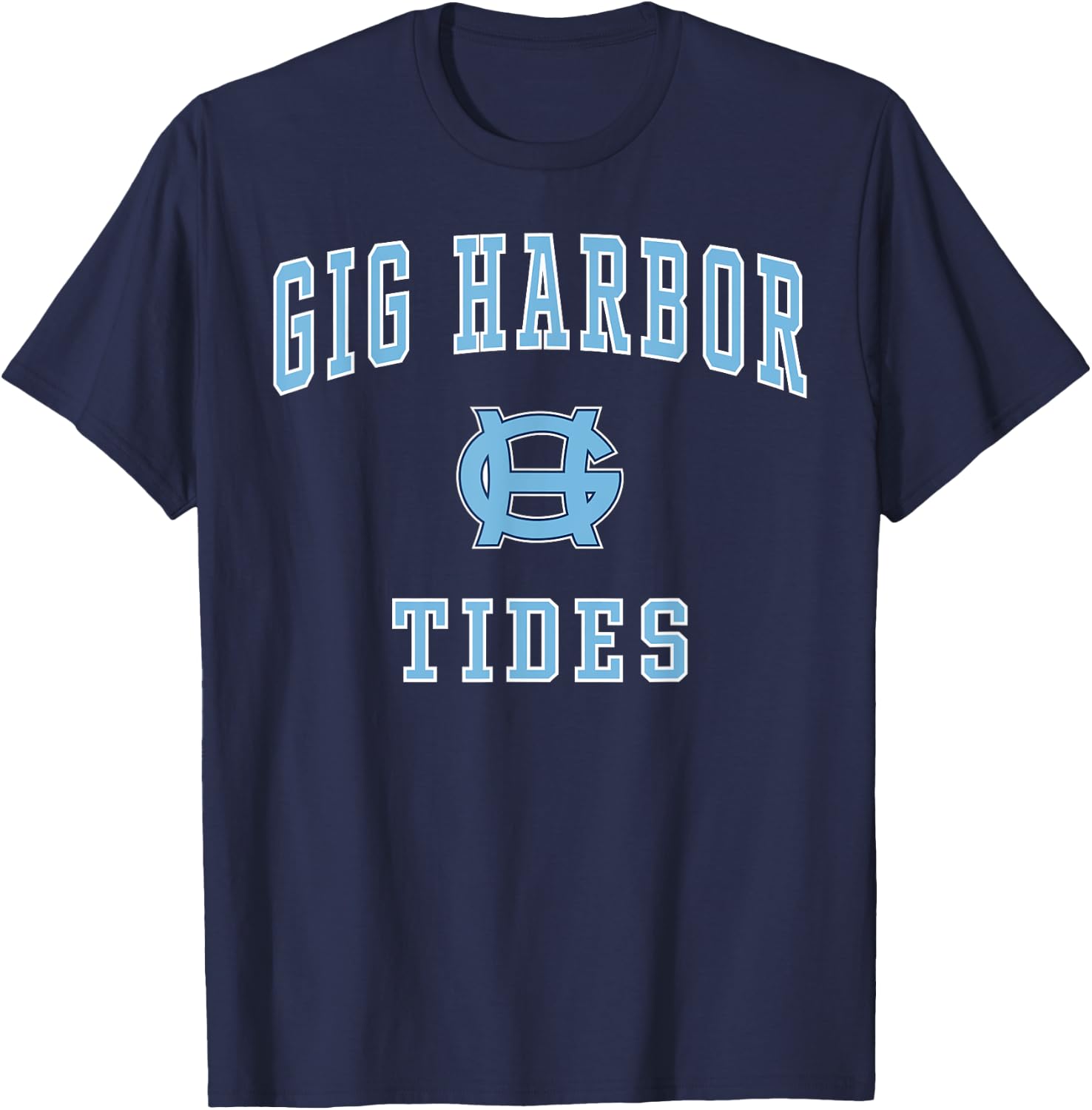 Gig Harbor High School Tides T-Shirt - T-Shirt | Navy