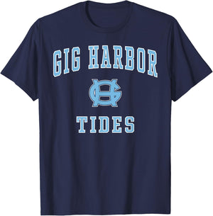 Gig Harbor High School Tides T-Shirt - T-Shirt | Navy
