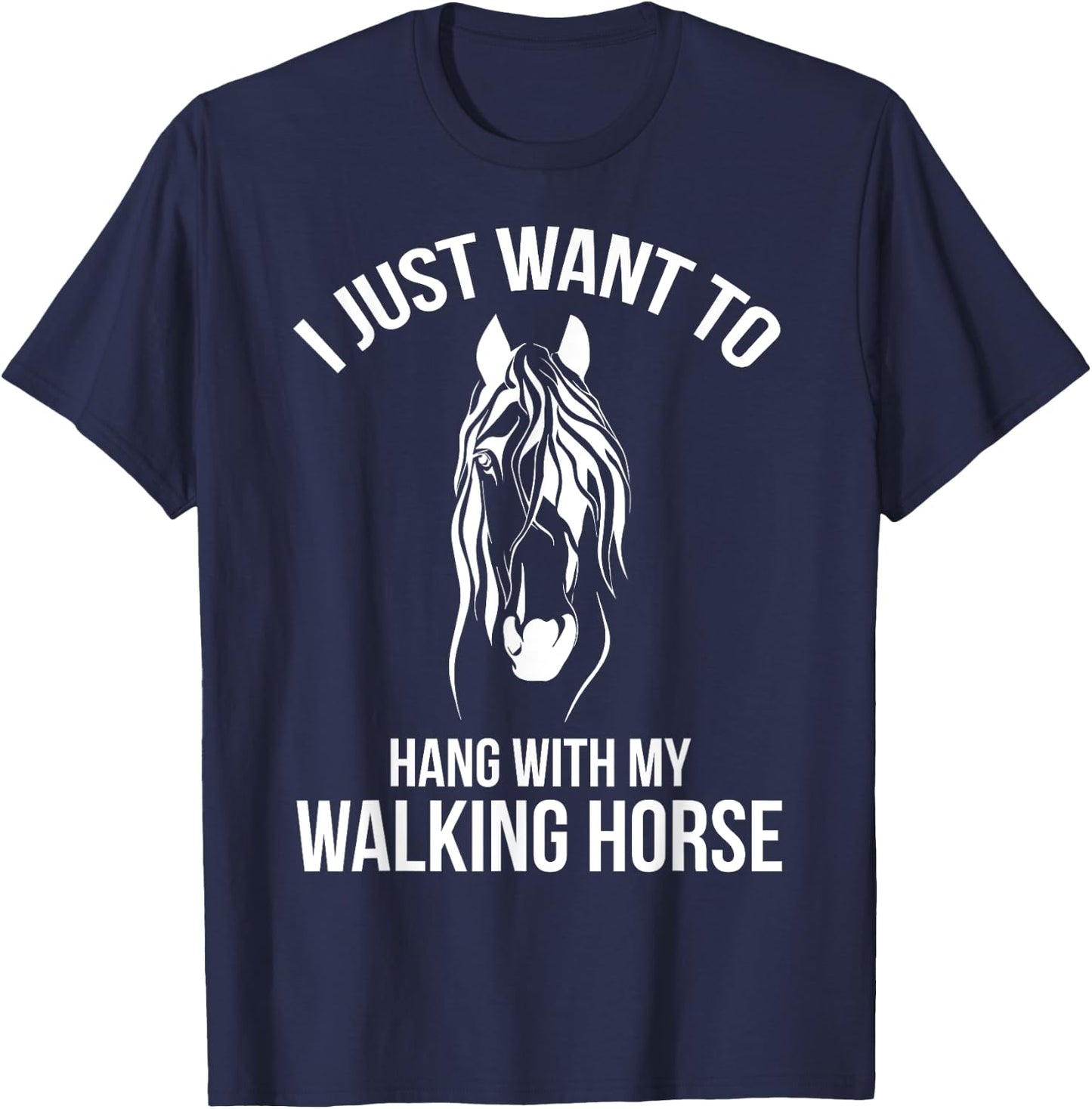 Funny Walking Horse - Tennessee Walking Horse - Gaited T-Shirt - T-Shirt | Navy
