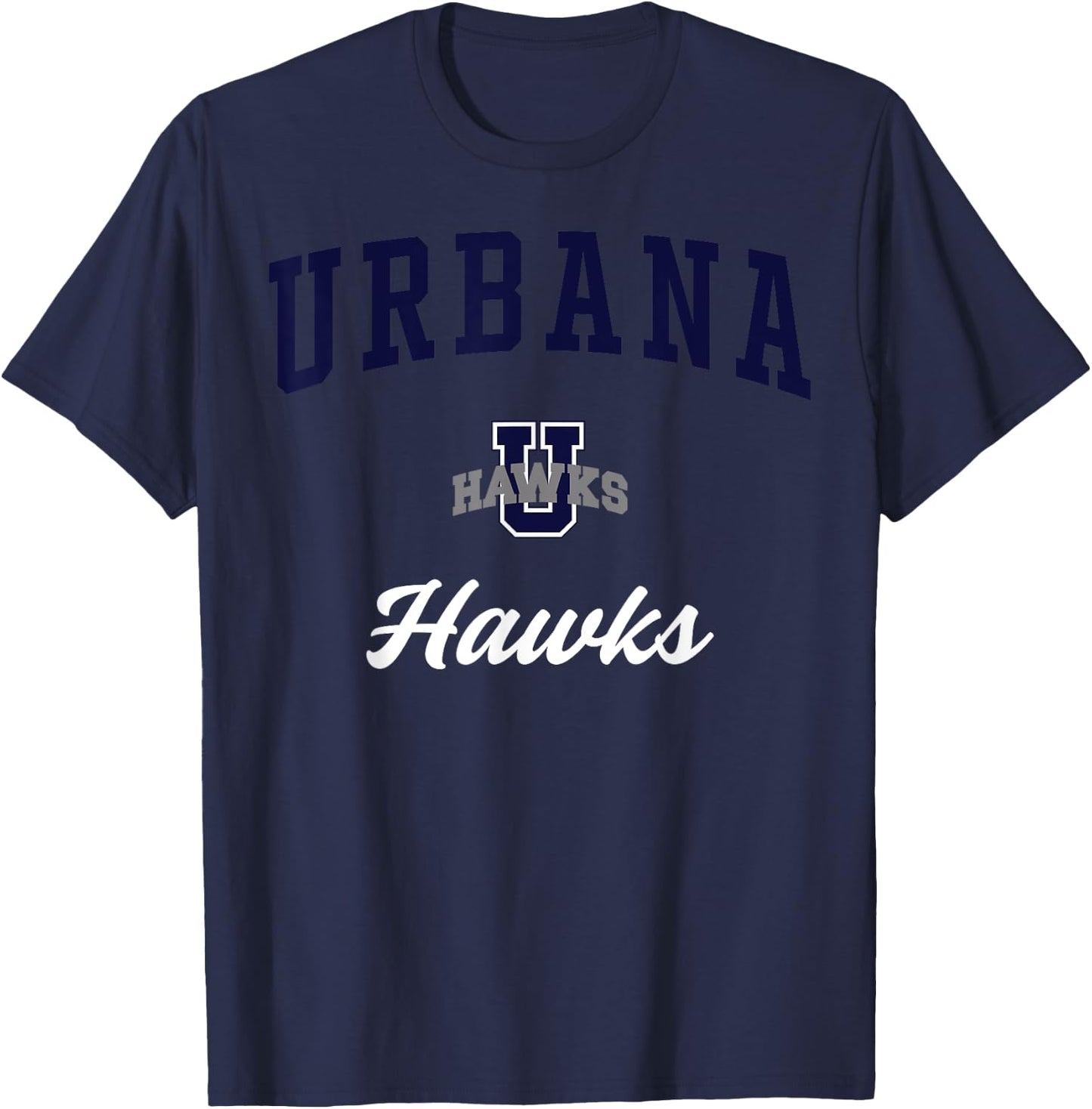 Urbana High School Hawks T-Shirt - T-Shirt | Navy