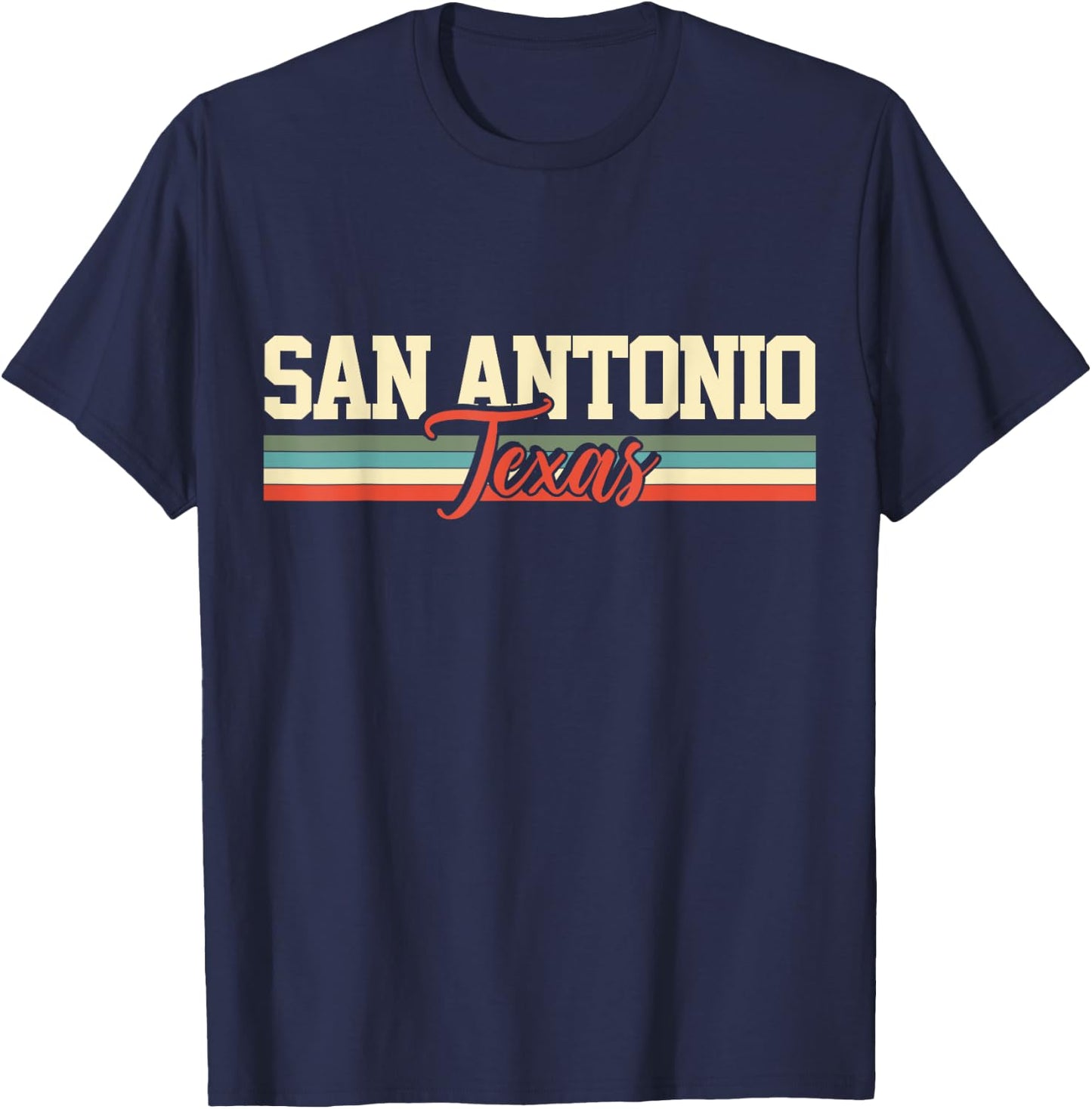 San Antonio Texas Gift T-Shirt - T-Shirt | Navy