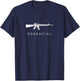 Essential Weapons Gun Shirts - AR-15 Assault Rifle Firearm T-Shirt - T-Shirt | Navy