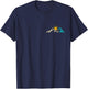 Mountains & Sea Hiking Surfer Climbing Hiker Nature Outdoor T-Shirt - T-Shirt | Navy