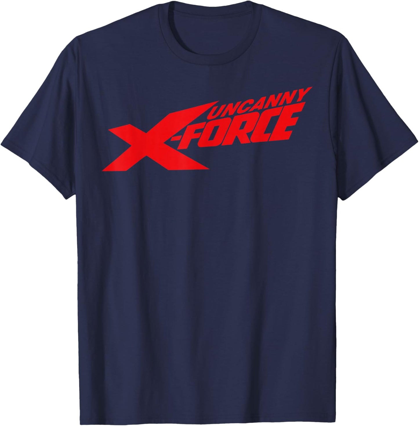 Marvel Uncanny X-Force Red Logo T-Shirt - T-Shirt | Navy