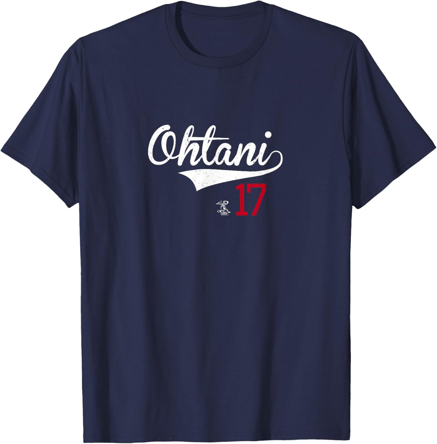 Shohei Ohtani Vintage Gameday Los Angeles Baseball MLBPA T-Shirt - T-Shirt | Navy