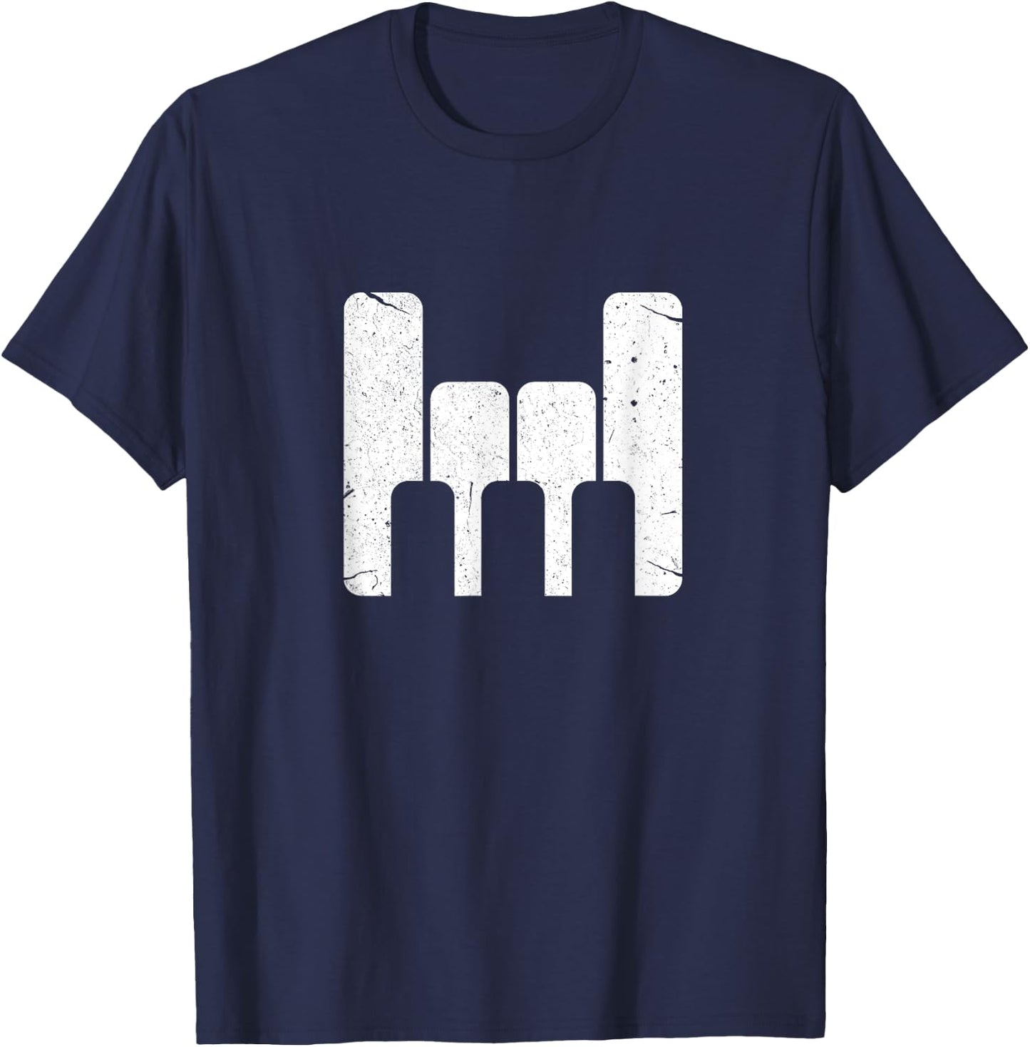 Keyboard Pianist Funny Musician Piano Rock Music Gift T-Shirt - T-Shirt | Navy