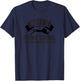 Muffs Diving School Funny Diver Humor With Confidence Gift T-Shirt - T-Shirt | Navy