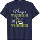 Prayer Warrior not Worrier Camo Faith God Jesus Christian T-Shirt - T-Shirt | Navy