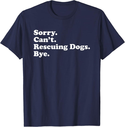 Funny Dog Rescue Gift Women Boys or Girls T-Shirt - T-Shirt | Navy