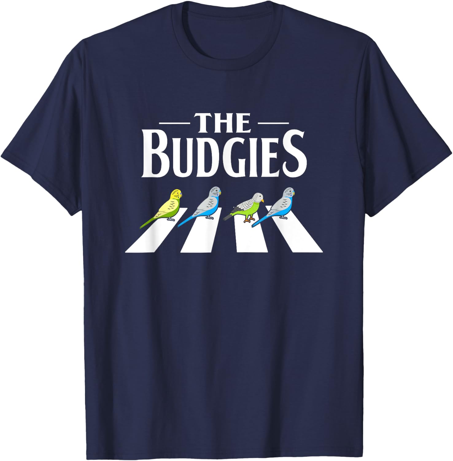 Budgie Parakeet Bird Design for a Budgerigar Owner T-Shirt - T-Shirt | Navy
