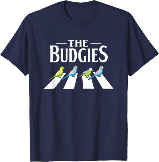 Budgie Parakeet Bird Design for a Budgerigar Owner T-Shirt - T-Shirt | Navy